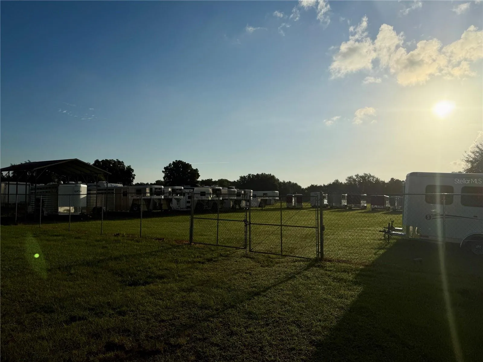Property is fenced