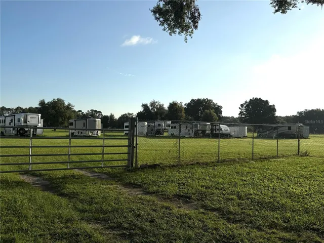 Trailer storage area