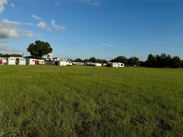 Another view of land and storage area