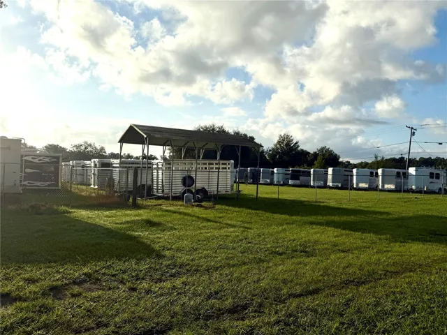 Trailer storage area