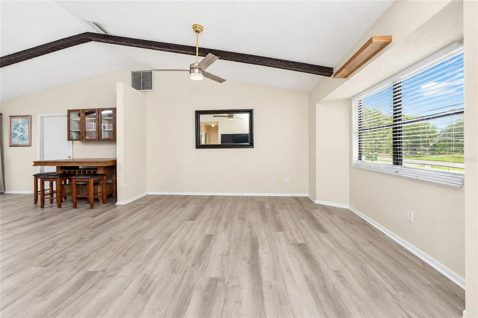 Living room and dinette area.