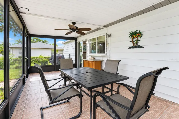 Screened porch