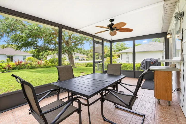 Screened porch