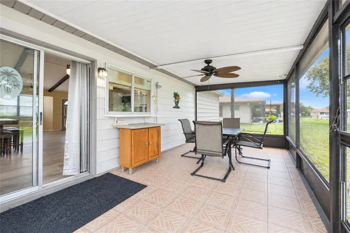 Screened porch