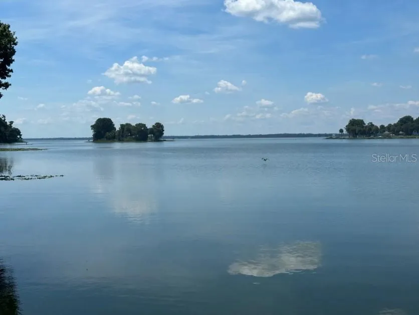Enjoy stunning views of Lake Harris