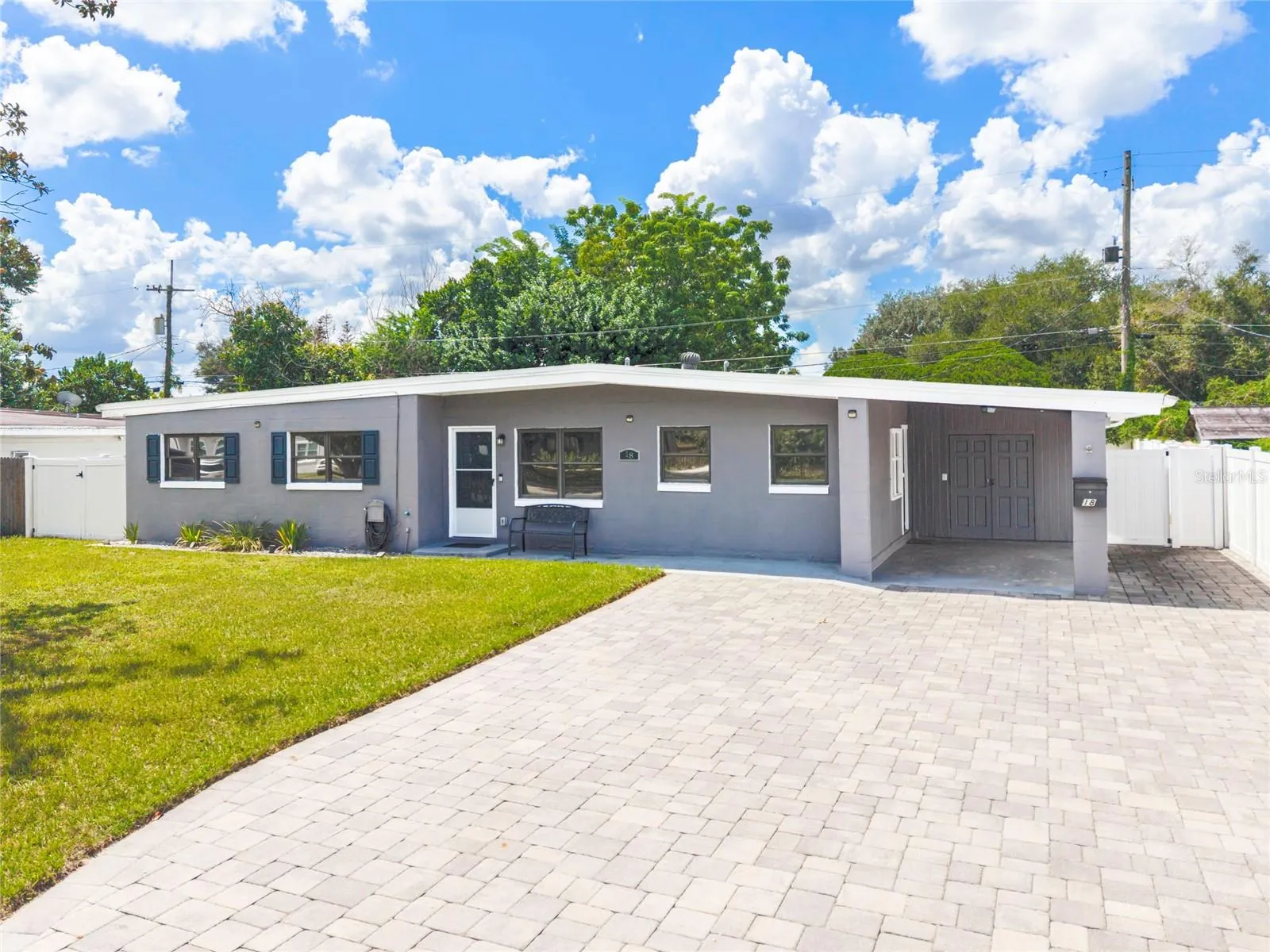 Front with Pavers