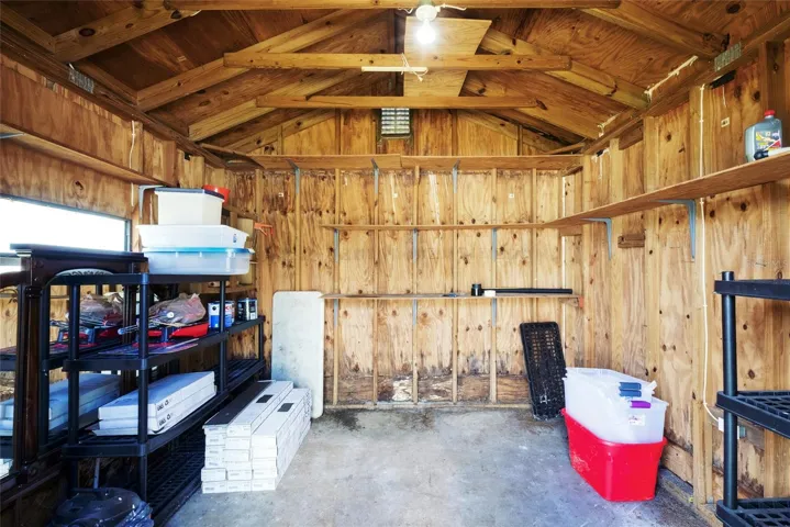 Inside the Shed