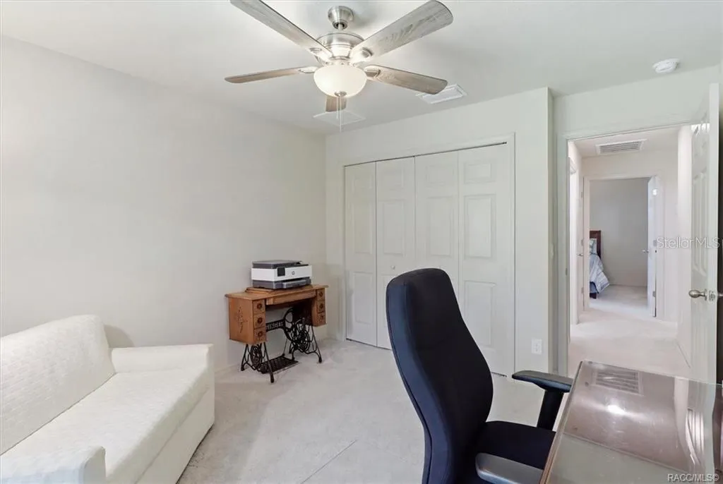 Bedroom 3 w/ Double BiFold Closet Doors
