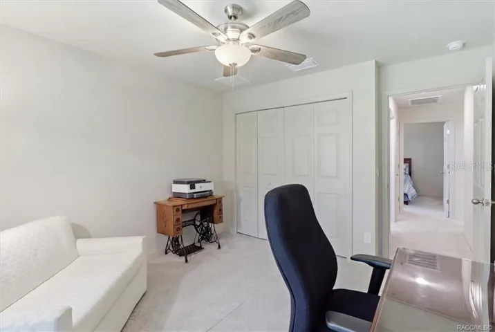 Bedroom 3 w/ Double BiFold Closet Doors