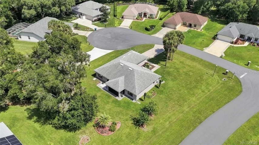 Homesite is a .33-acre corner lot on a Cul-de-Sac