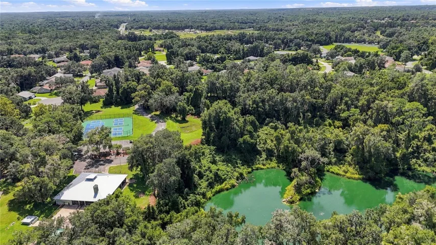 Clubhouse and Lake at Canterbury Lake Estates