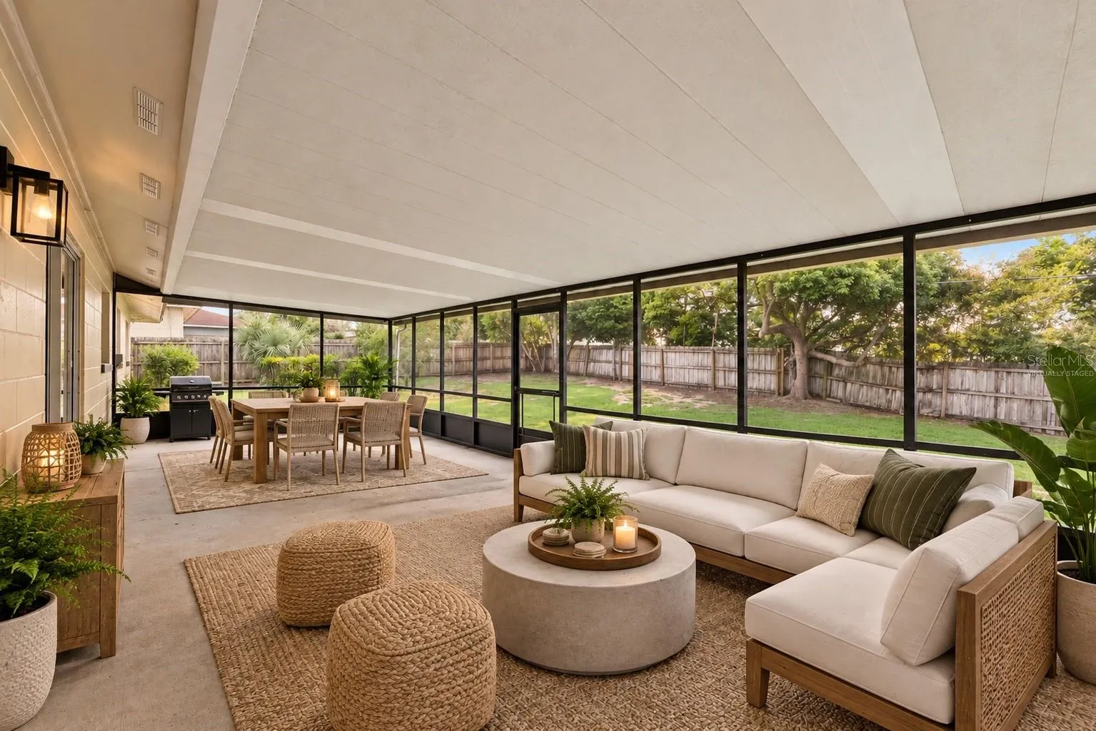 Virtually Staged Lanai