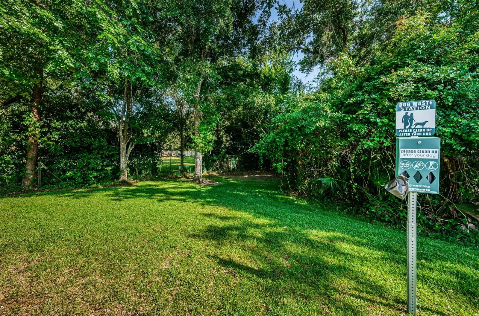 Pet walk area