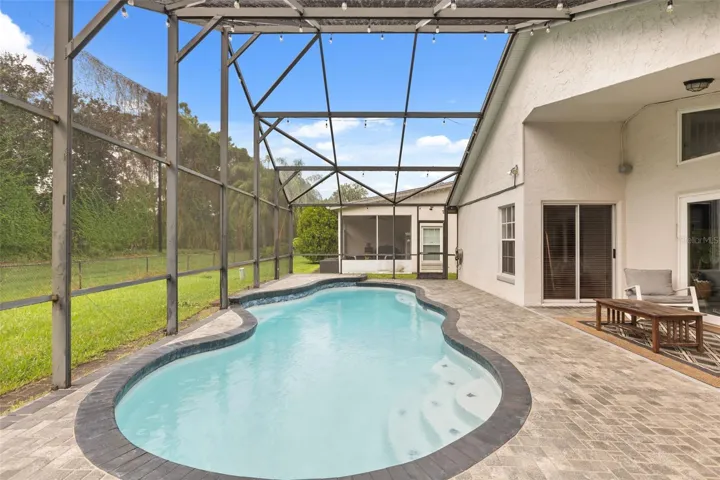 PRIVATE POOL - PAVERED PATIO