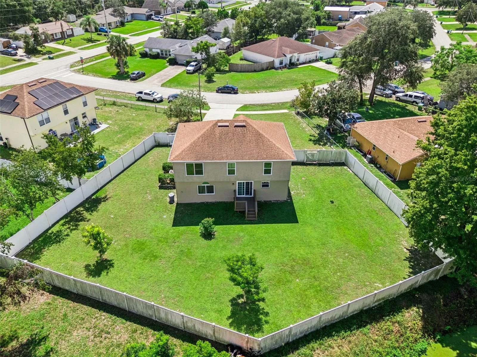 Back Yard Aerial View