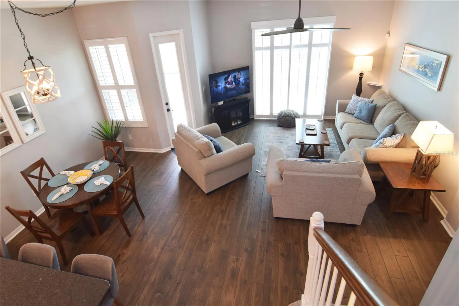 Open-plan living space