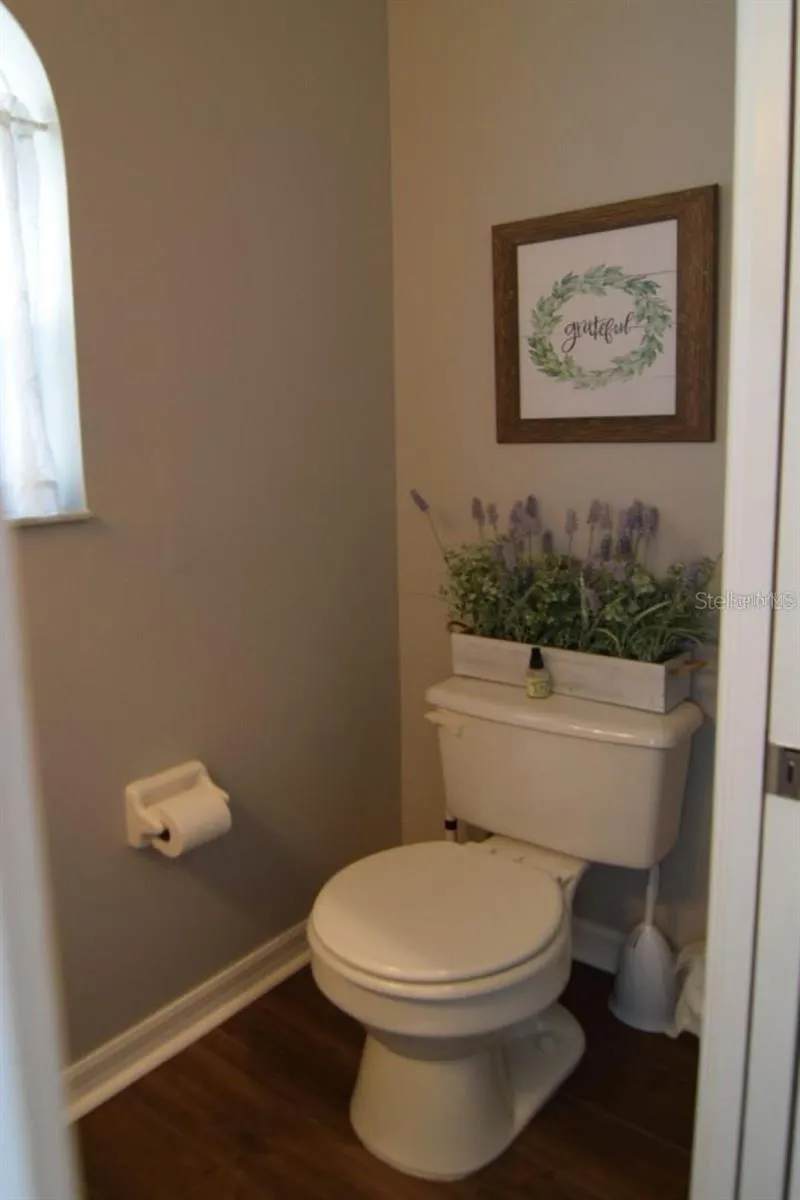 Half bath on first floor