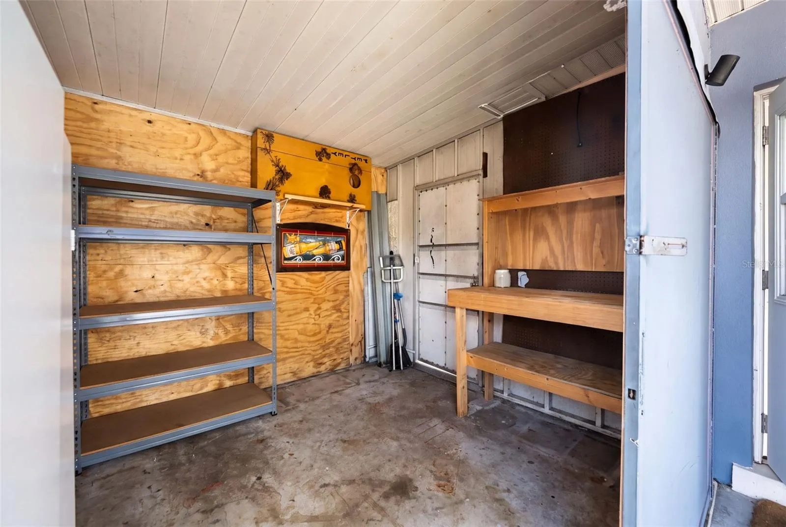 Shed with Workspace