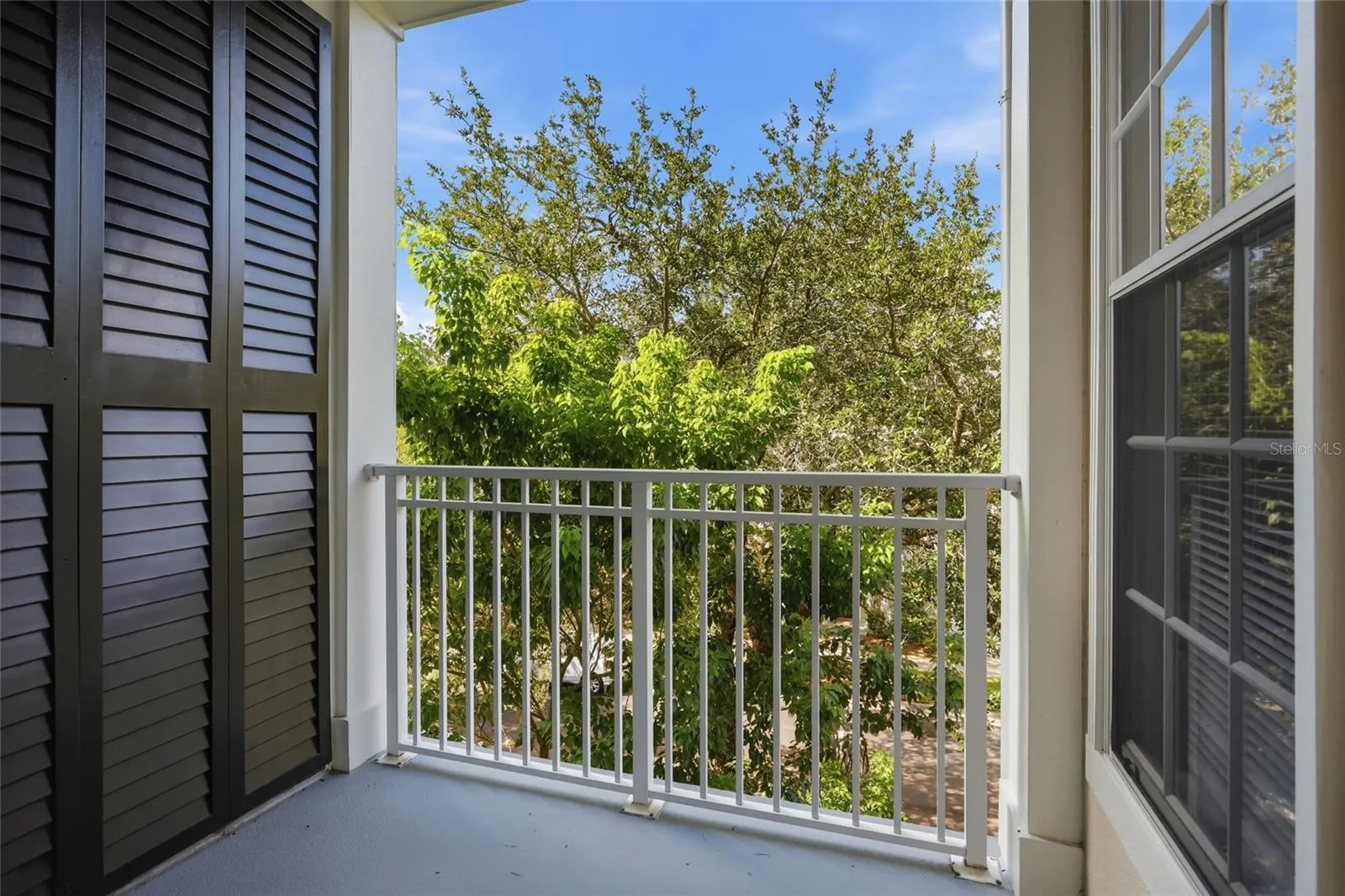 TWO balconies in this unit.