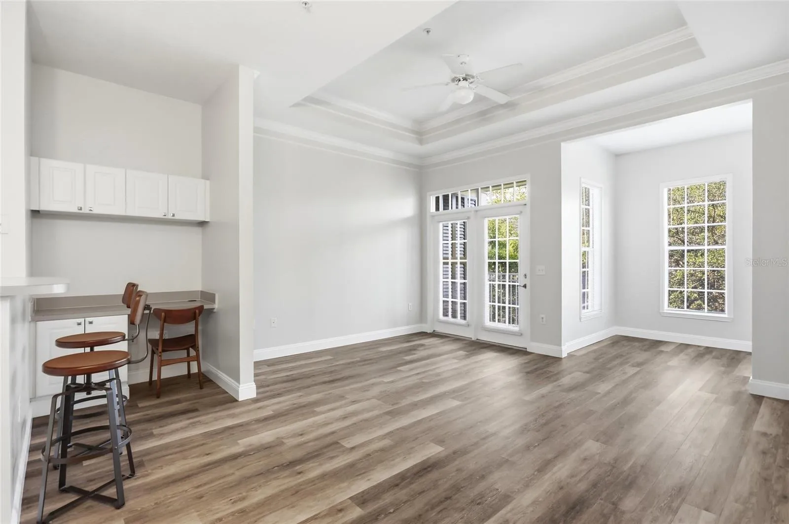 Build in desk/workspace area