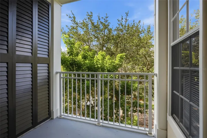 TWO balconies in this unit.