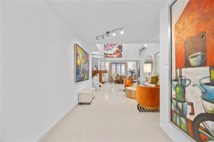 Grand foyer that sets the tone for the whole home with private elevator