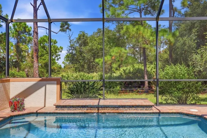 Enjoy the pool and outdoor living area