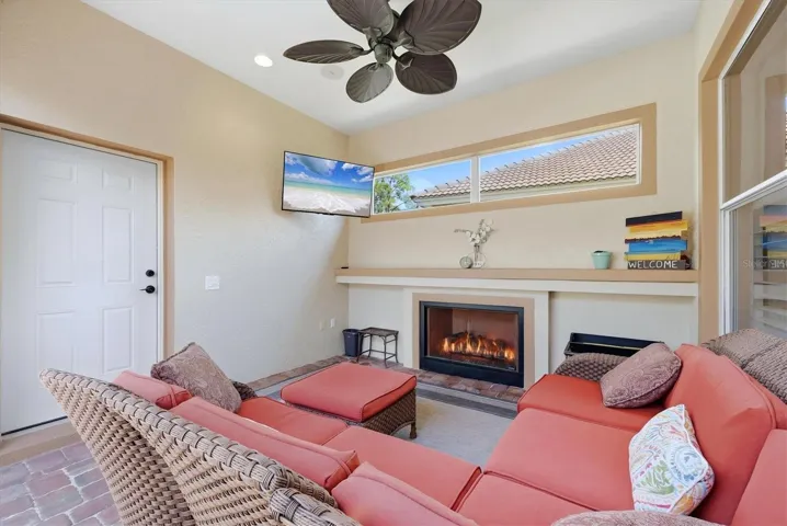 Outdoor Fireplace Room