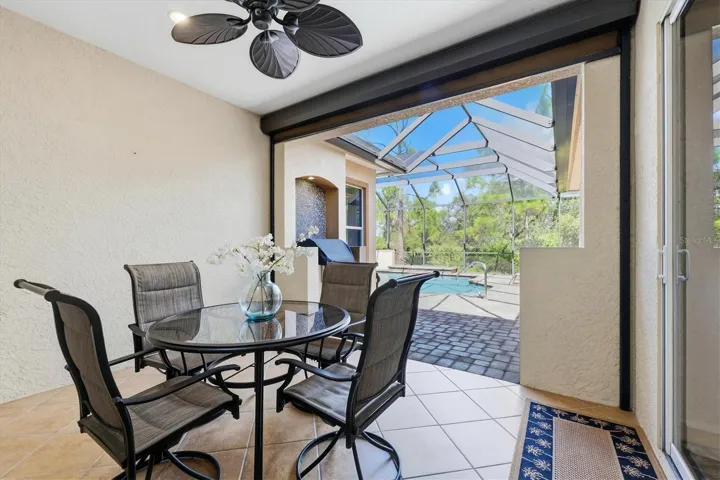 Cover patio area