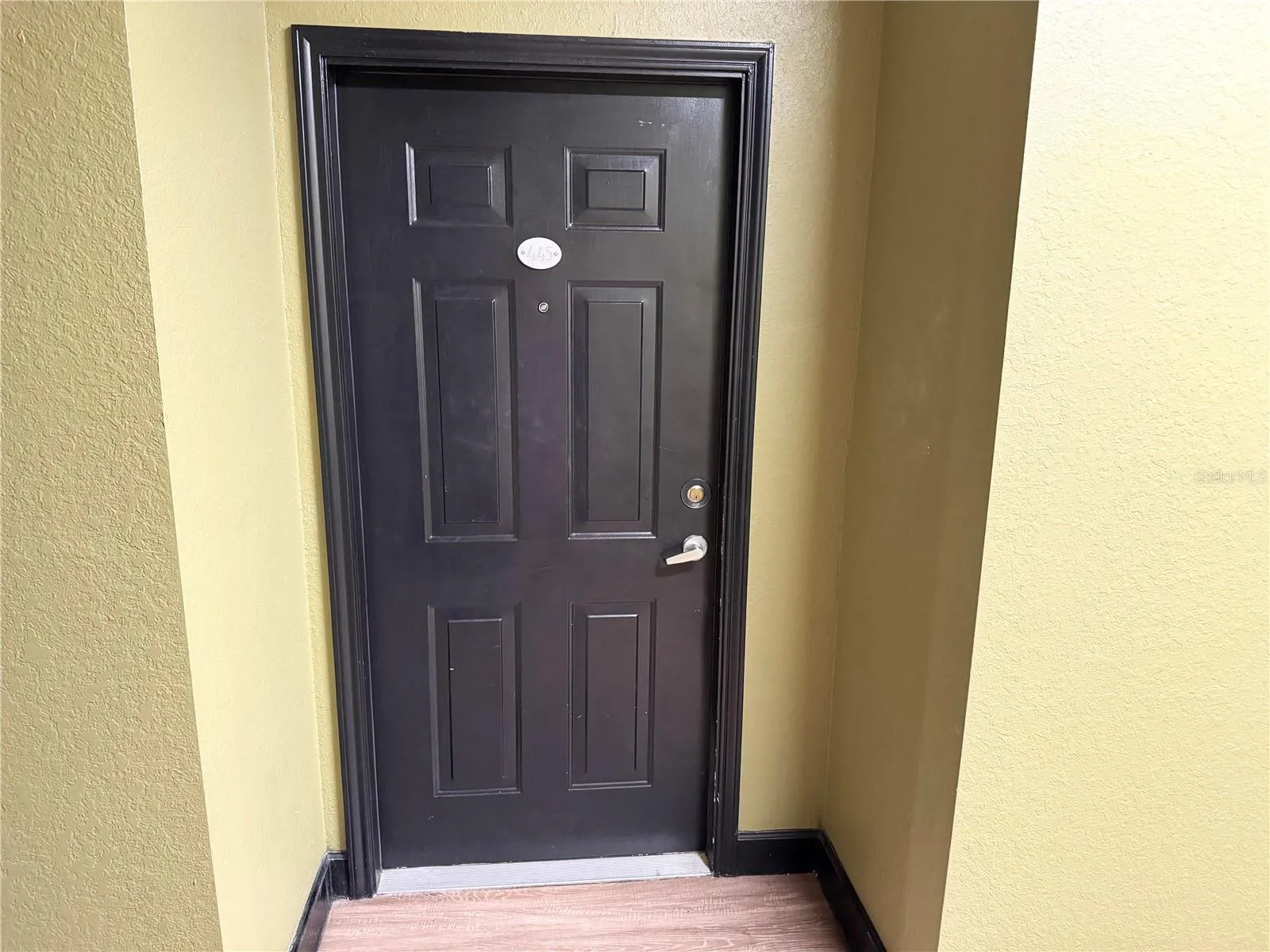 Entrance to the unit
