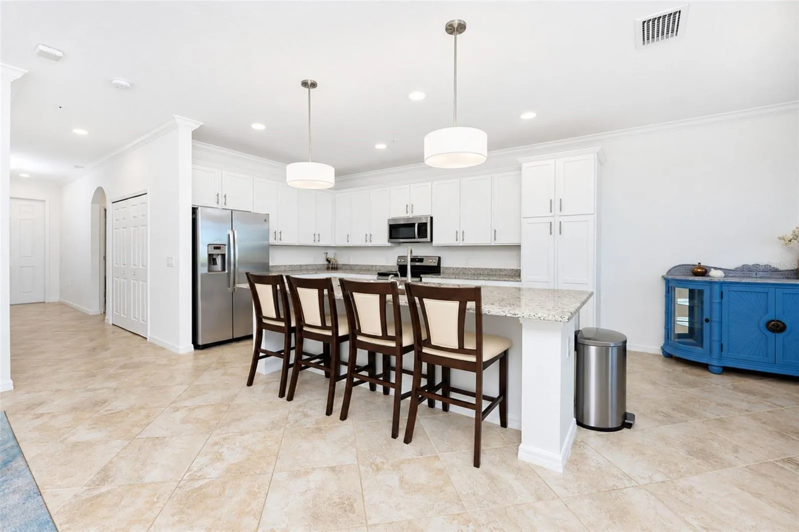 Kitchen toward hallway