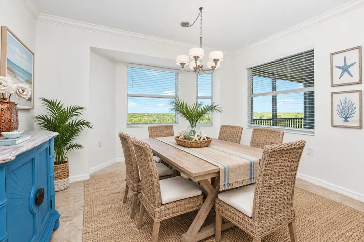 Dining Room staged