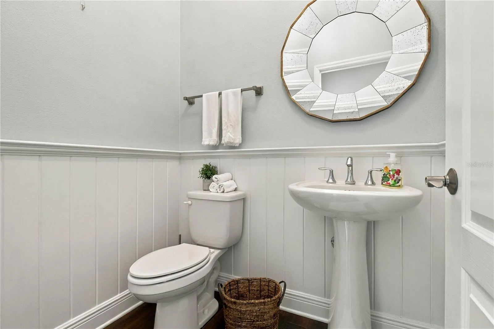 Bathroom with tub and shower