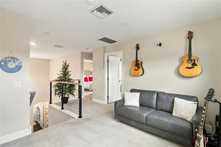 Bonus room sitting area