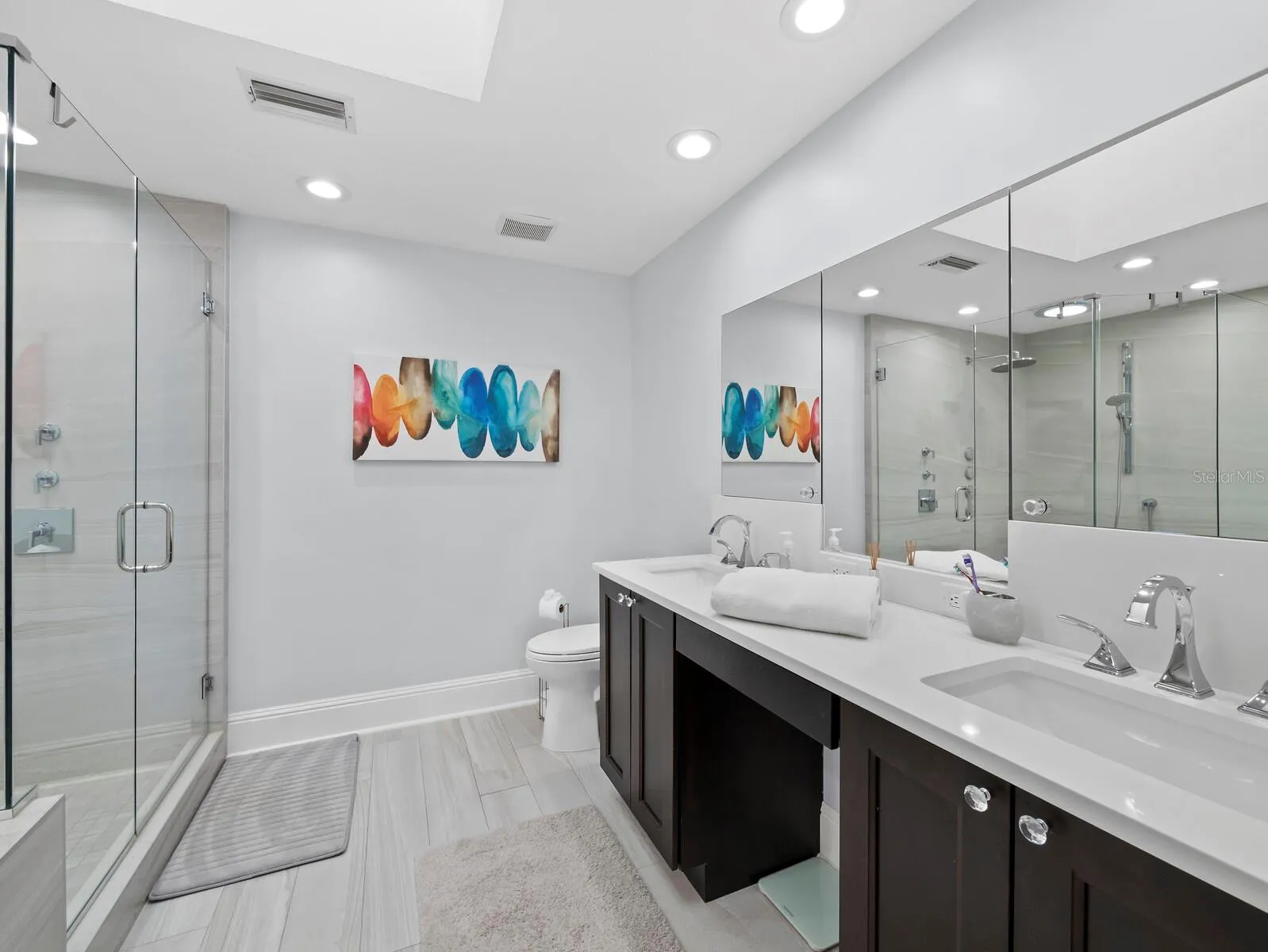 Indulge in the spa like primary bath