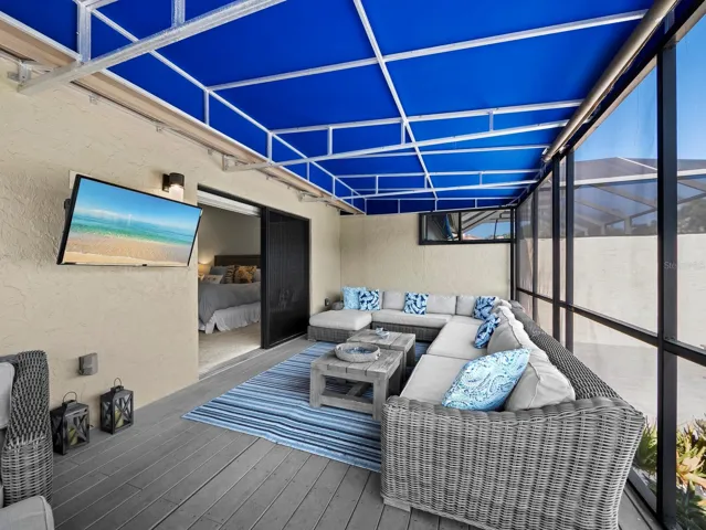 And an outdoor TV