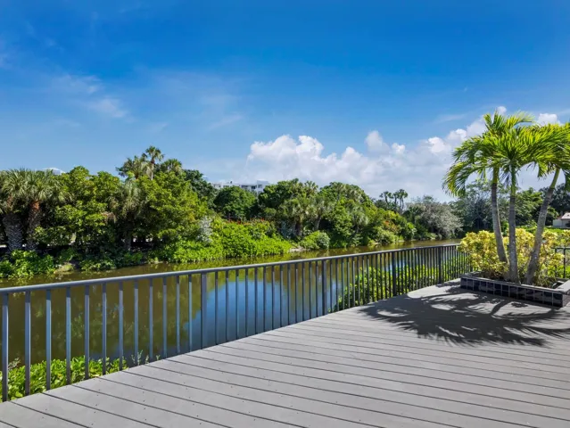 All while overlooking the tranquil pond