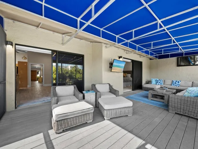 Relax on the expansive outdoor decks