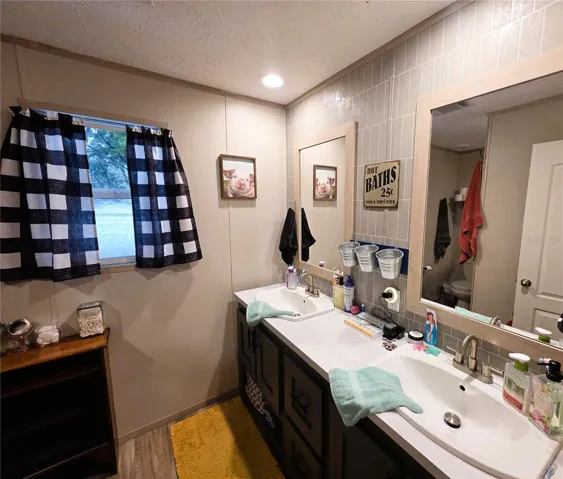 Master Bathroom with dual sinks