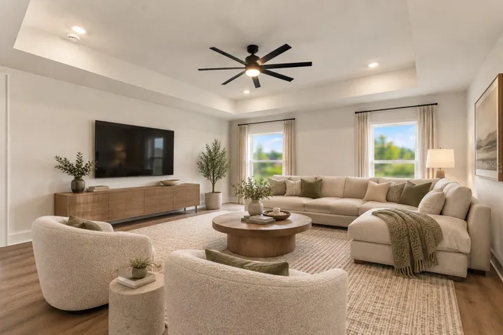 Virtually stagedLiving room