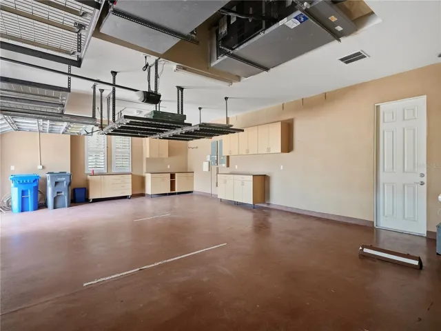 Overhead storage, cabinetry