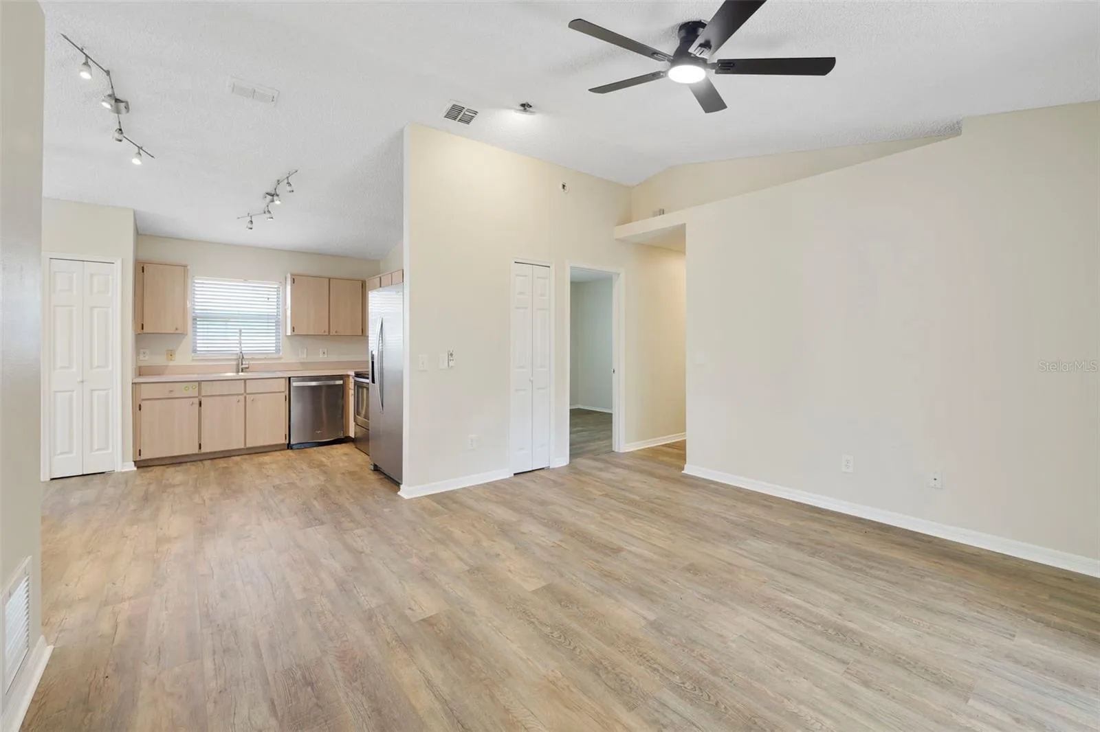 Ceiling fan in this flex space