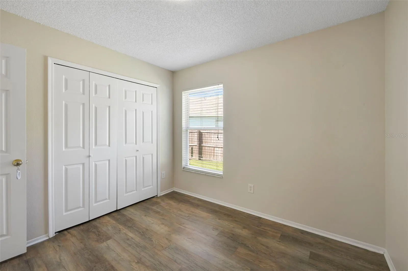 Built-in closet and plenty of natural light