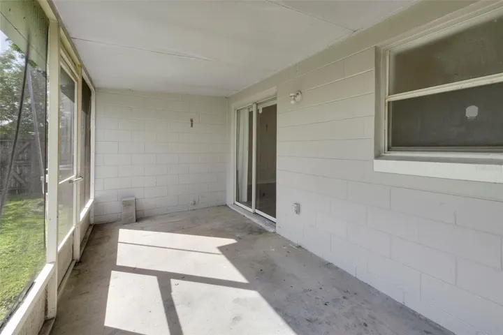 Big screened-in porch