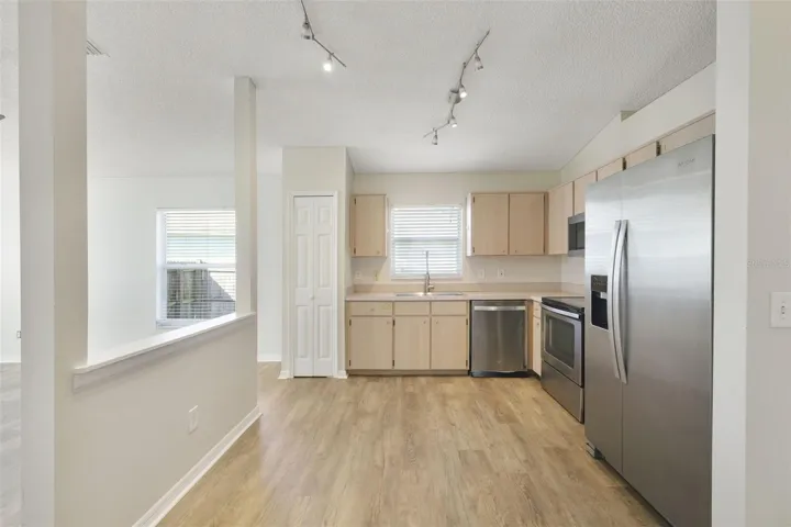Plenty of room for a small table or buffet for extra storage