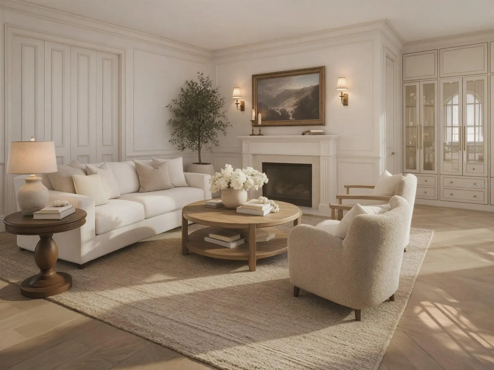 AI Rendered Living Room