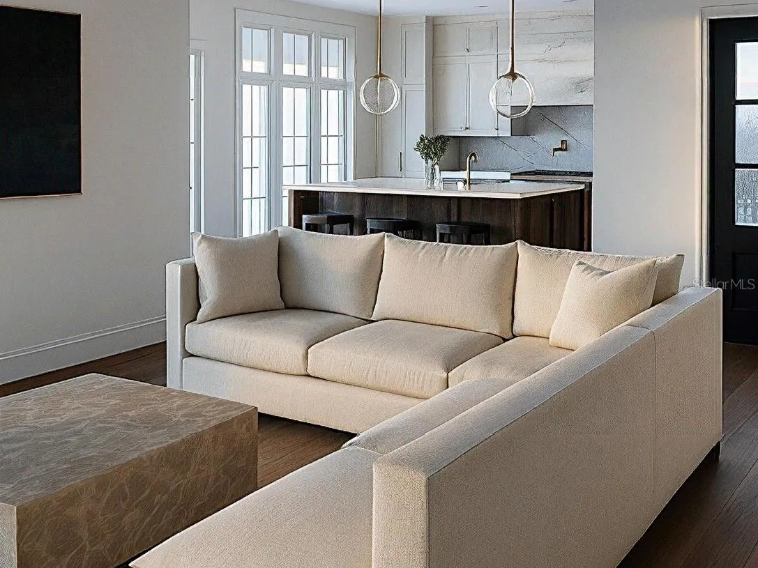 AI Rendered Living Room