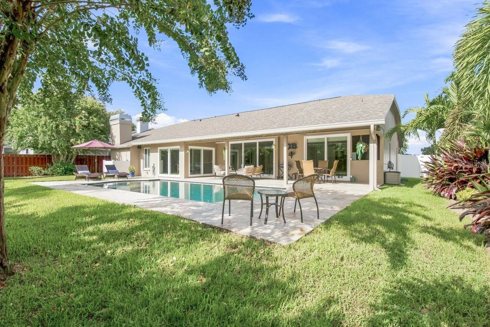 great yard for playing or entertaining