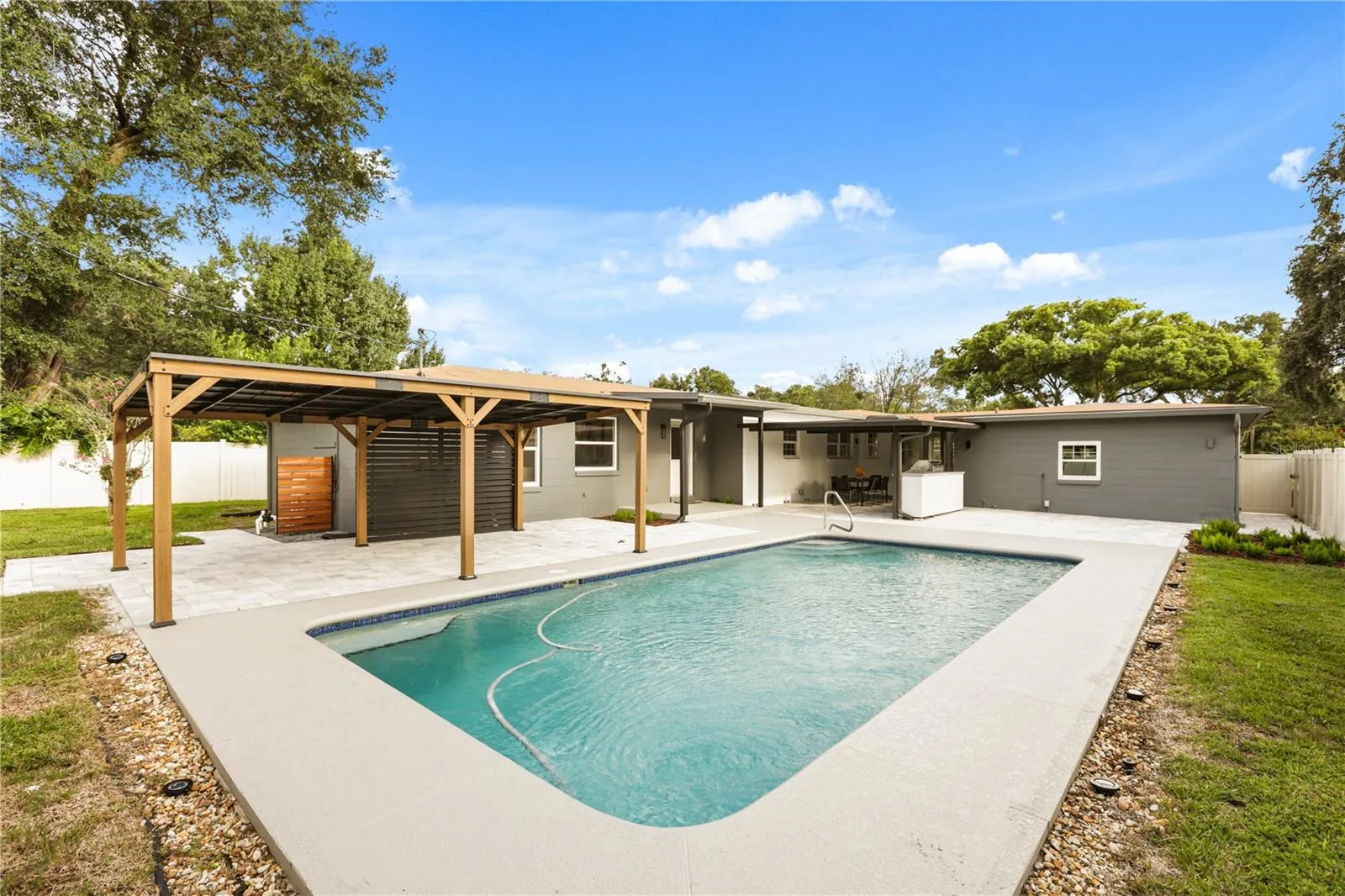 Pool and pergola