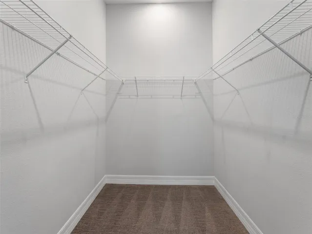 Master walk in closet